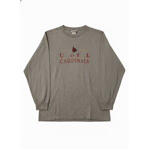 Spike‎ Sports Vtg University of Louisville Cardinals Long Sleeve T Shirt Sz XXL